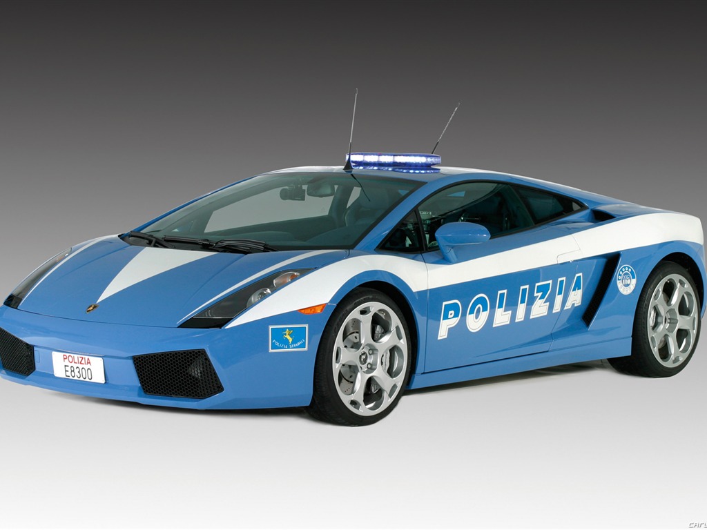 Lamborghini Gallardo Police - 2005 兰博基尼1 - 1024x768