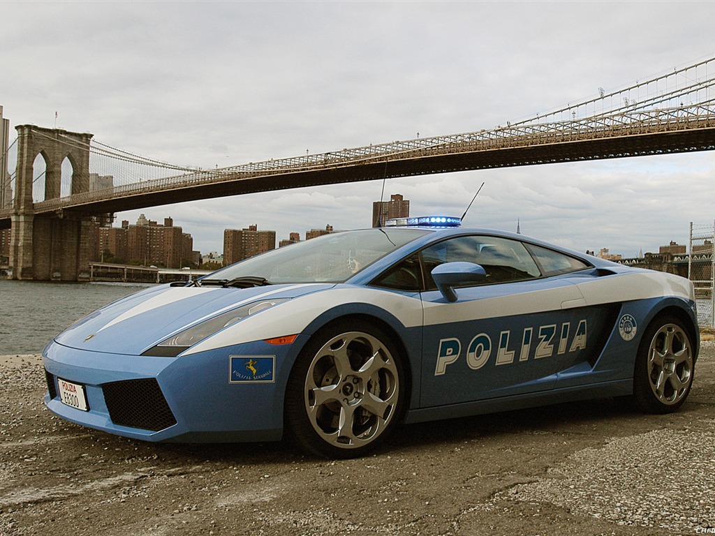 Policejní Lamborghini Gallardo - 2005 HD tapetu #2 - 1024x768