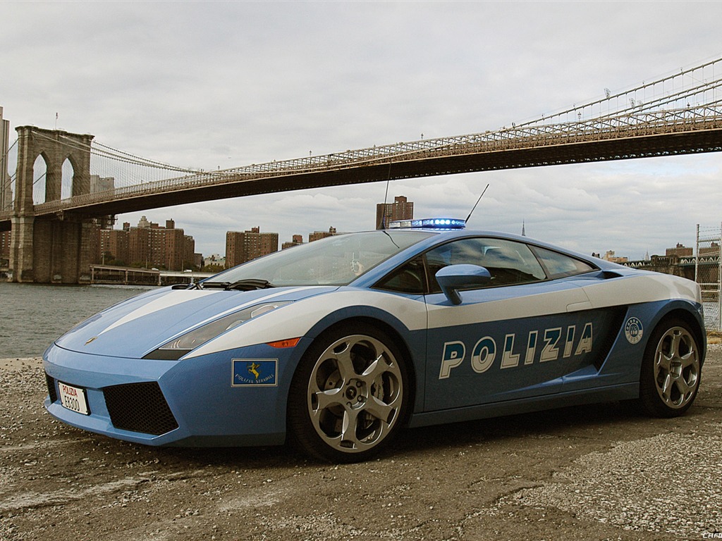 Lamborghini Gallardo Police - 2005 蘭博基尼 #2 - 1024x768
