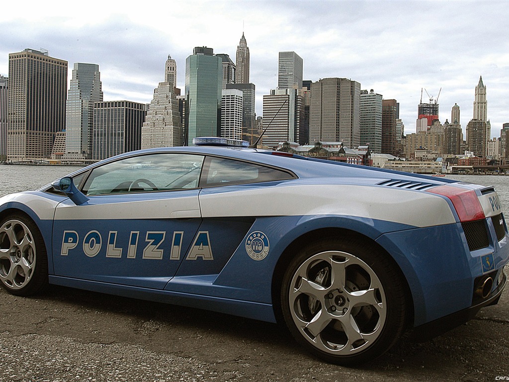Policejní Lamborghini Gallardo - 2005 HD tapetu #3 - 1024x768