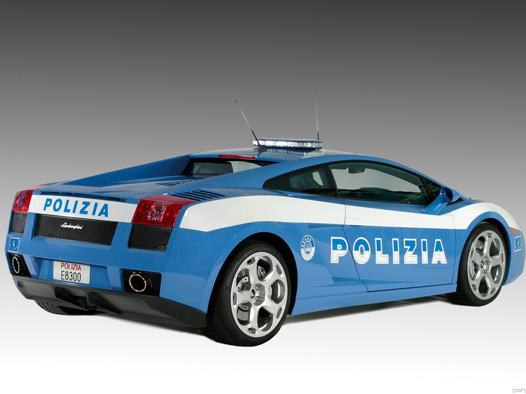 Lamborghini Gallardo Police - 2005 兰博基尼6 - 1024x768