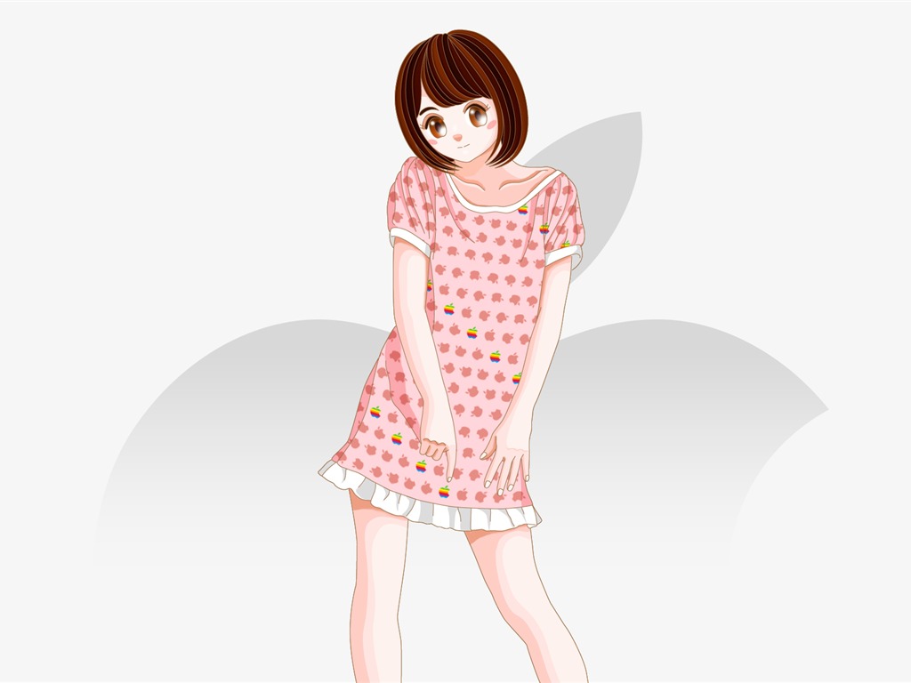MAC girls wallpaper (4) #7 - 1024x768