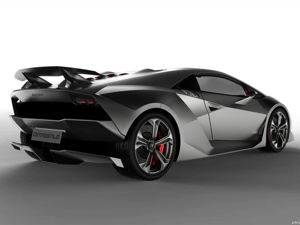 Concept Car Lamborghini Sesto Elemento - 2010 HD wallpaper #2 - 1024x768
