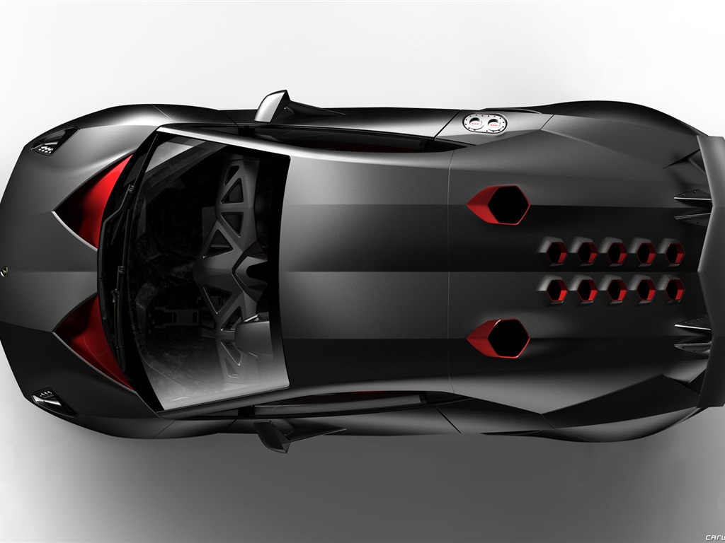 Concept Car Lamborghini Sesto Elemento - 2010 HD wallpaper #4 - 1024x768