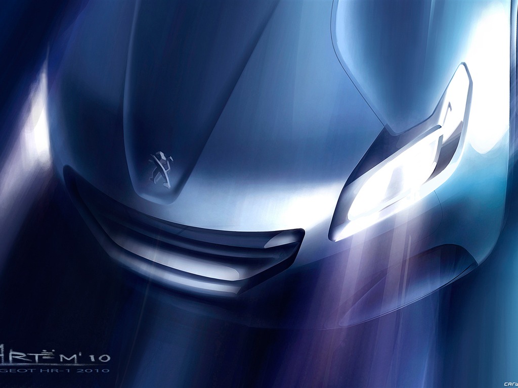 Concept Car Peugeot HR1 - 2010 标志32 - 1024x768