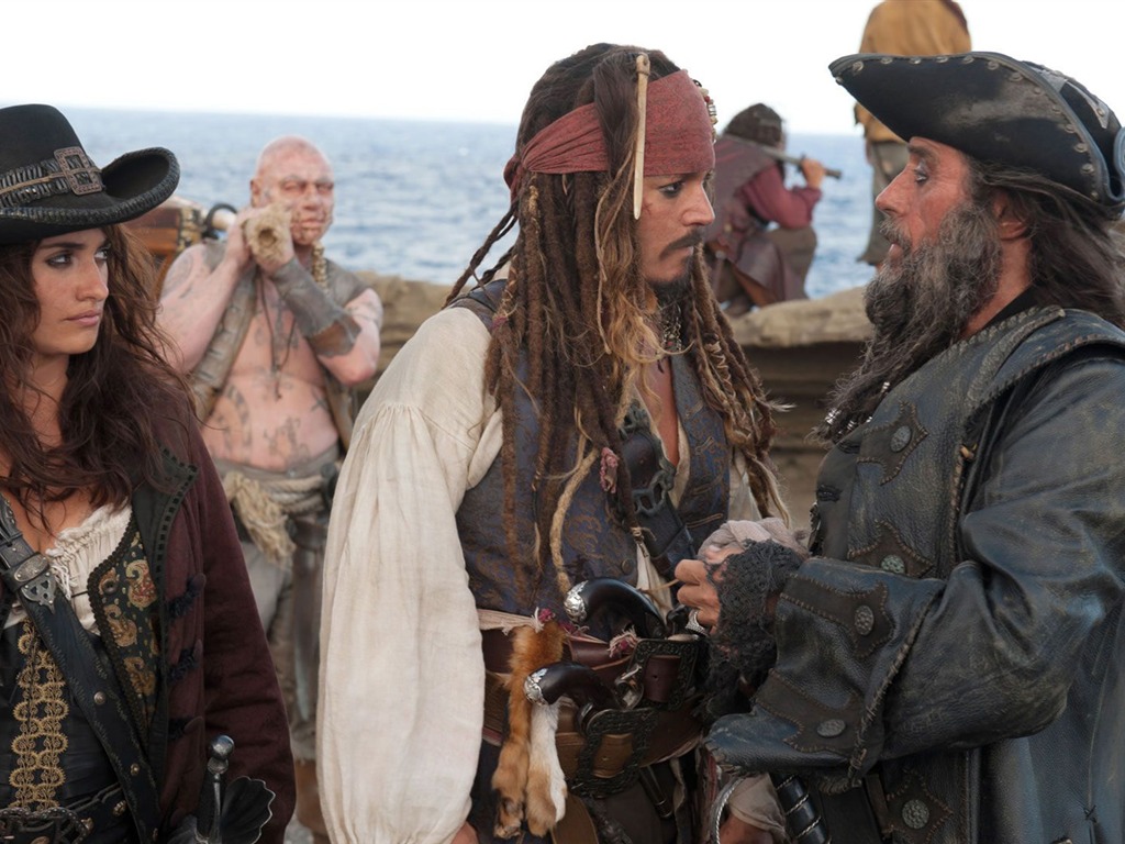 Pirates of the Caribbean: On Stranger Tides 加勒比海盜4 壁紙專輯 #2 - 1024x768
