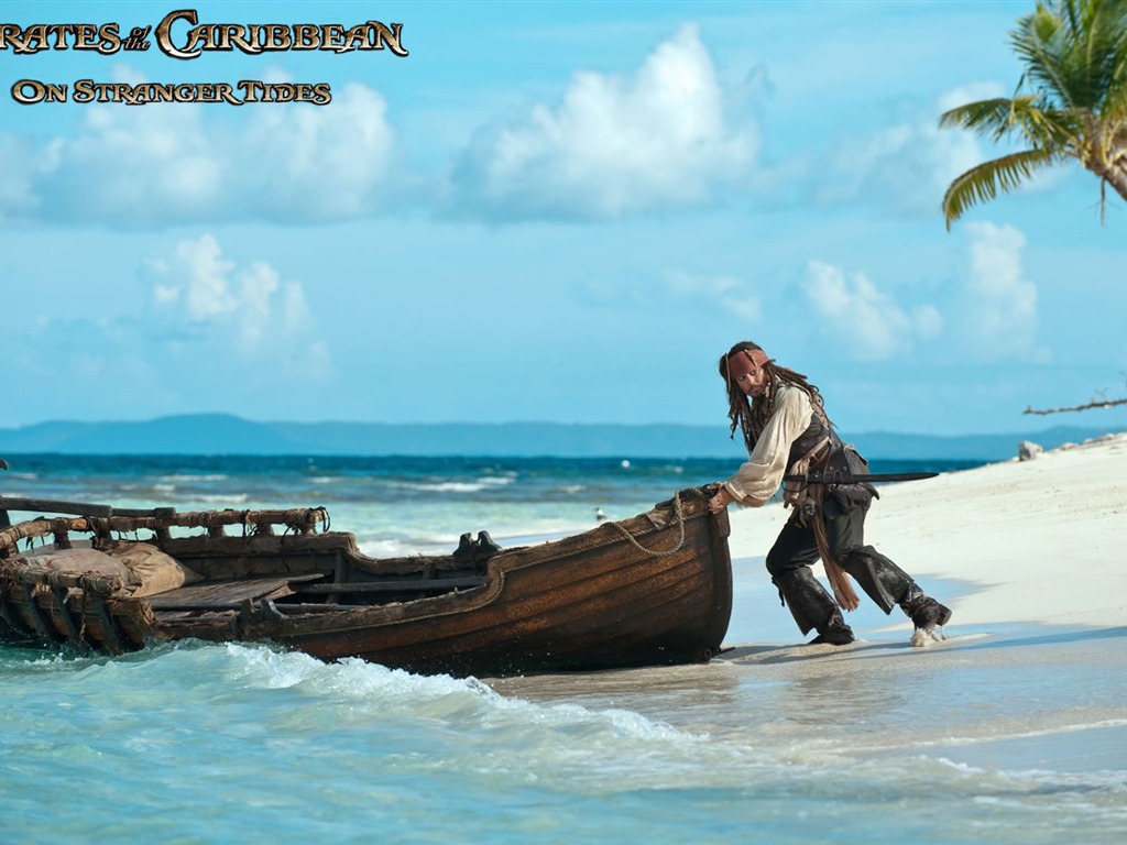 Piratas del Caribe: El extraño fondos de pantalla Mareas #6 - 1024x768