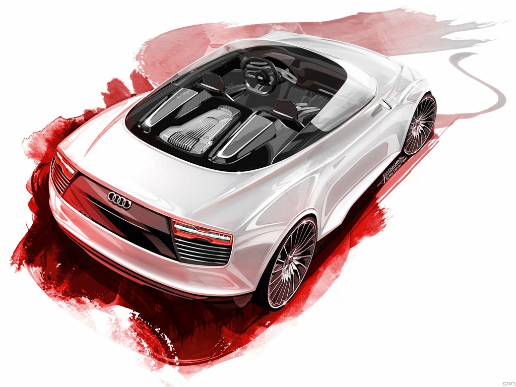 Concept Car de Audi e-tron Spyder - 2010 fondos de escritorio de alta definición #32 - 1024x768