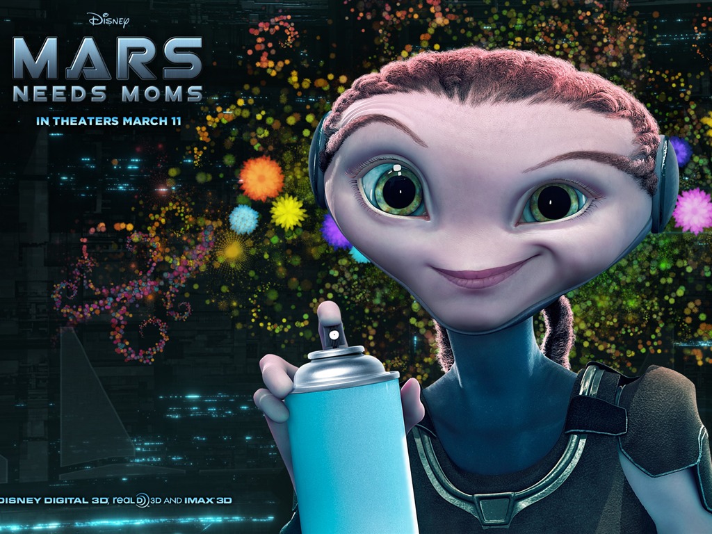 Mars Needs Moms 火星救母記 壁紙專輯 #3 - 1024x768