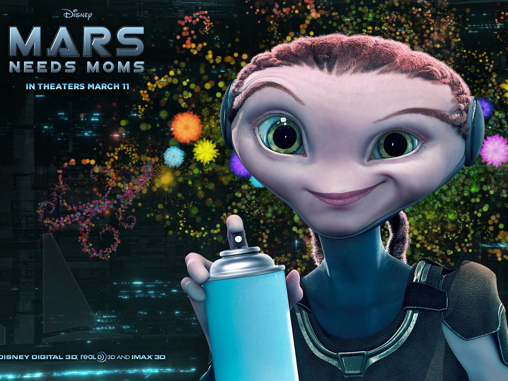 Mars Needs Moms 火星救母记 壁纸专辑3 - 1024x768