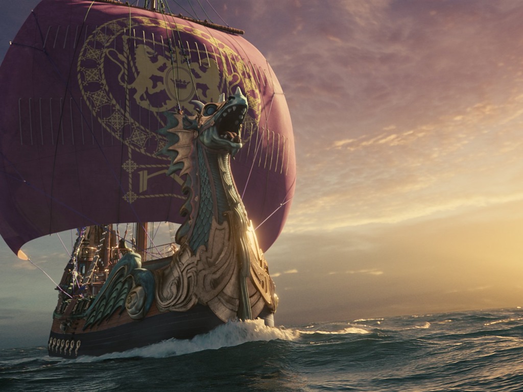 ナルニア国物語：夜明け踏むの壁紙の航海 #4 - 1024x768