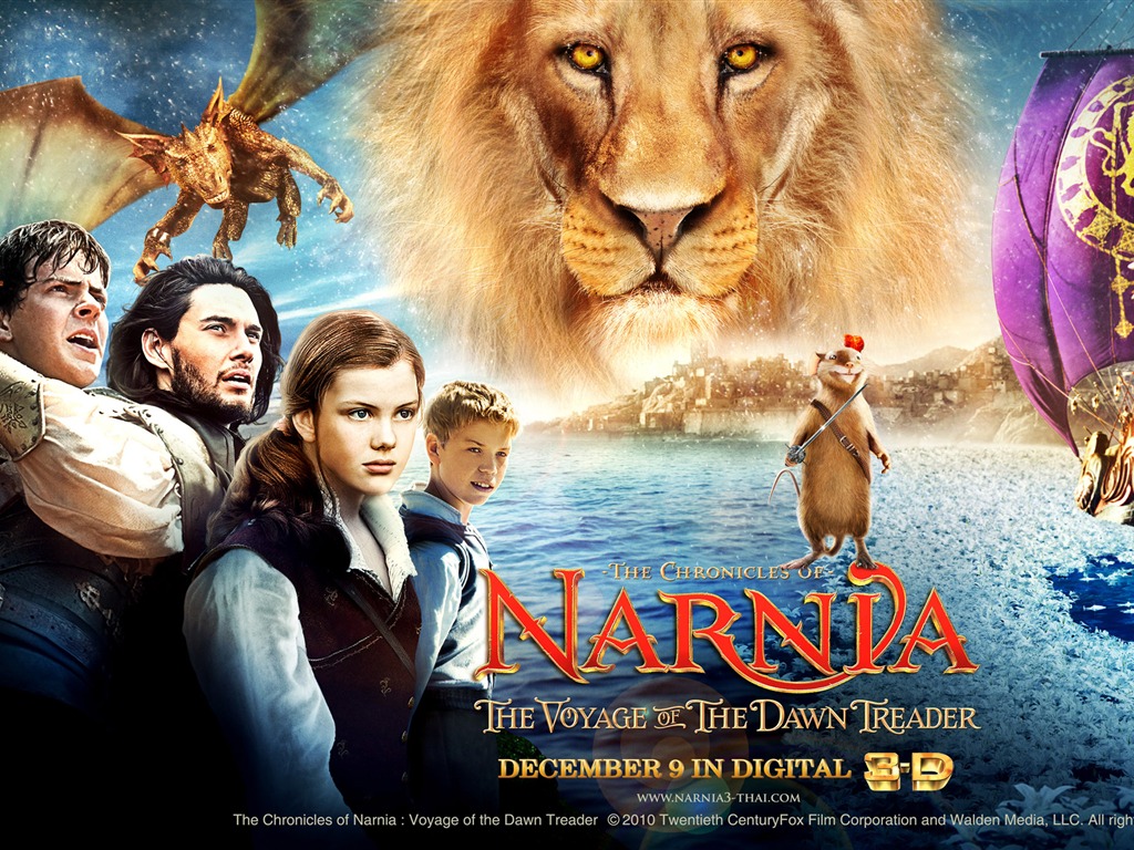 Las Crónicas de Narnia: La Travesía del Viajero del Alba fondos de pantalla #14 - 1024x768
