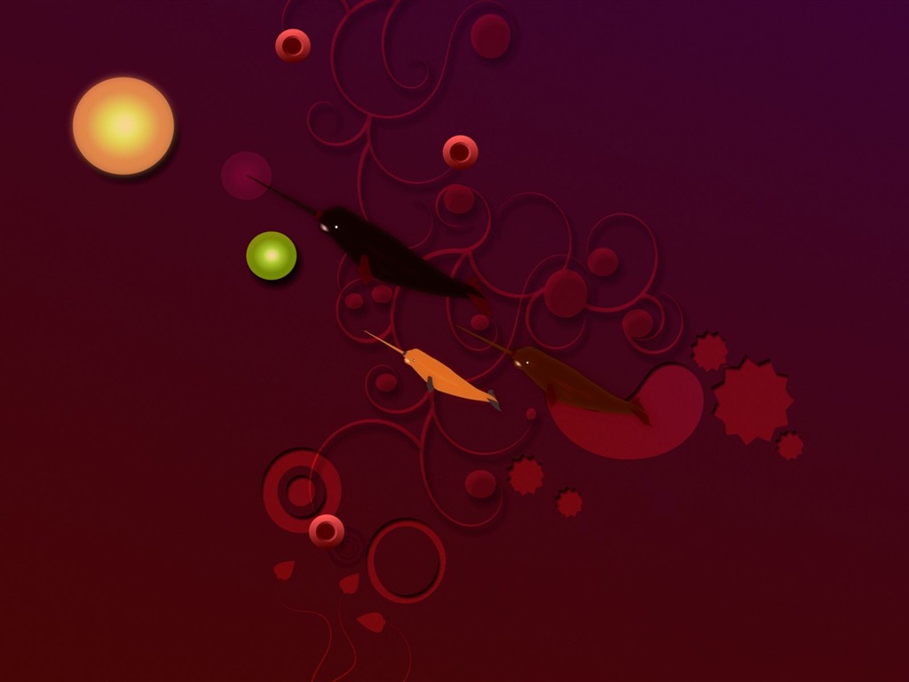Ubuntu 系統 官方壁紙(二) #12 - 1024x768