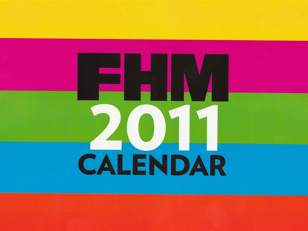 FHMのカレンダー2011壁紙女優（2） #13 - 1024x768