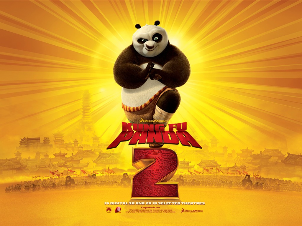 Kung Fu Panda 2 HD wallpapers #2 - 1024x768