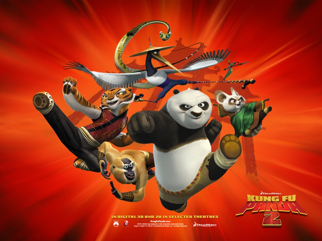 Kung Fu Panda 2 HD tapety na plochu #4 - 1024x768