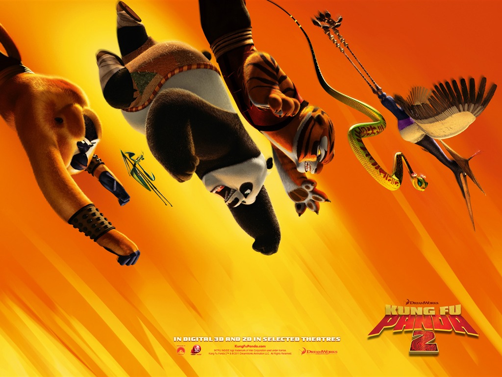 Kung Fu Panda 2 HD wallpapers #6 - 1024x768