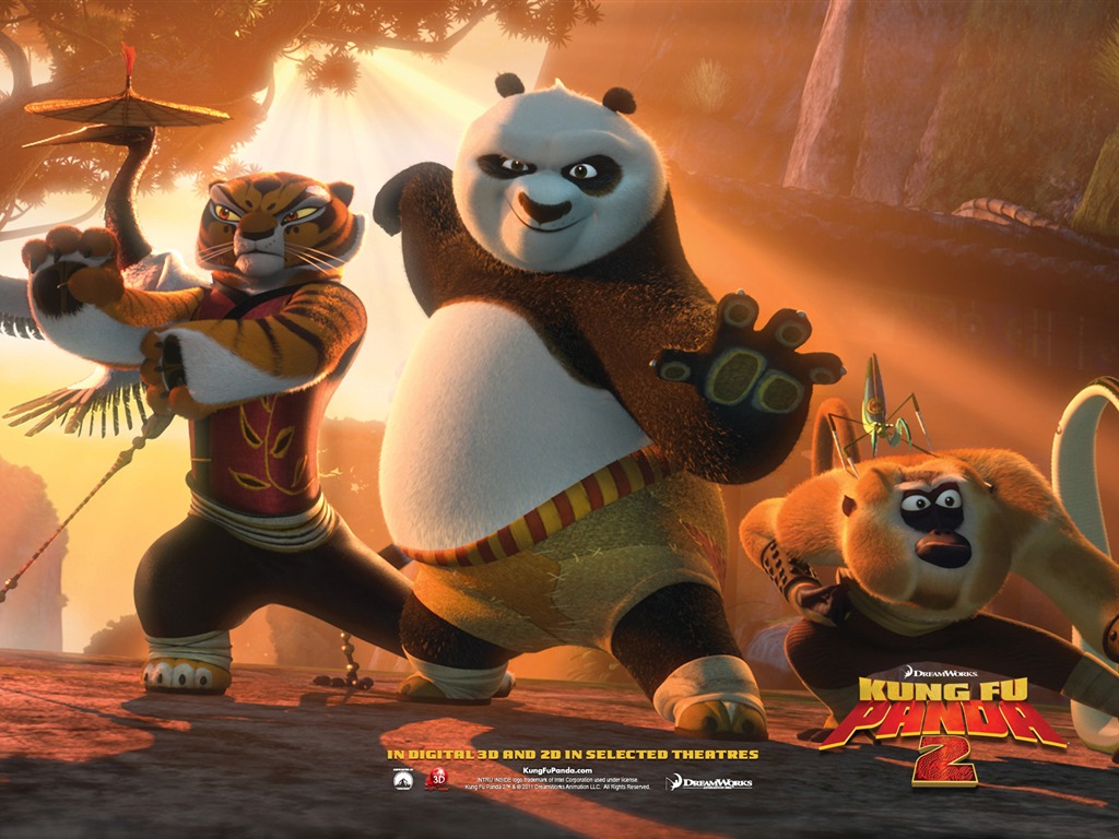 Kung Fu Panda 2 HD tapety na plochu #7 - 1024x768
