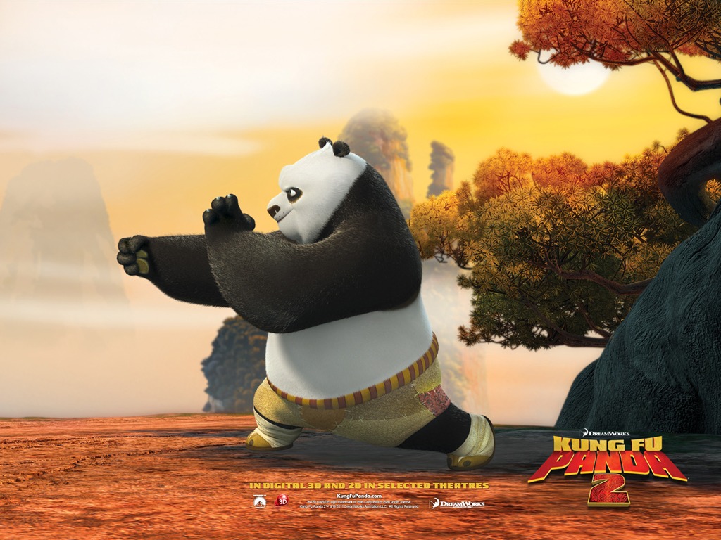 Kung Fu Panda 2 HD tapety na plochu #10 - 1024x768