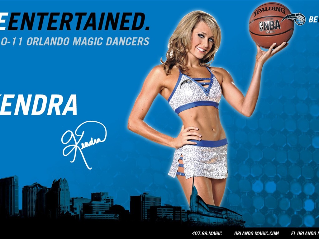 NBA 2010-11 season, the Magic cheerleaders wallpaper #1 - 1024x768