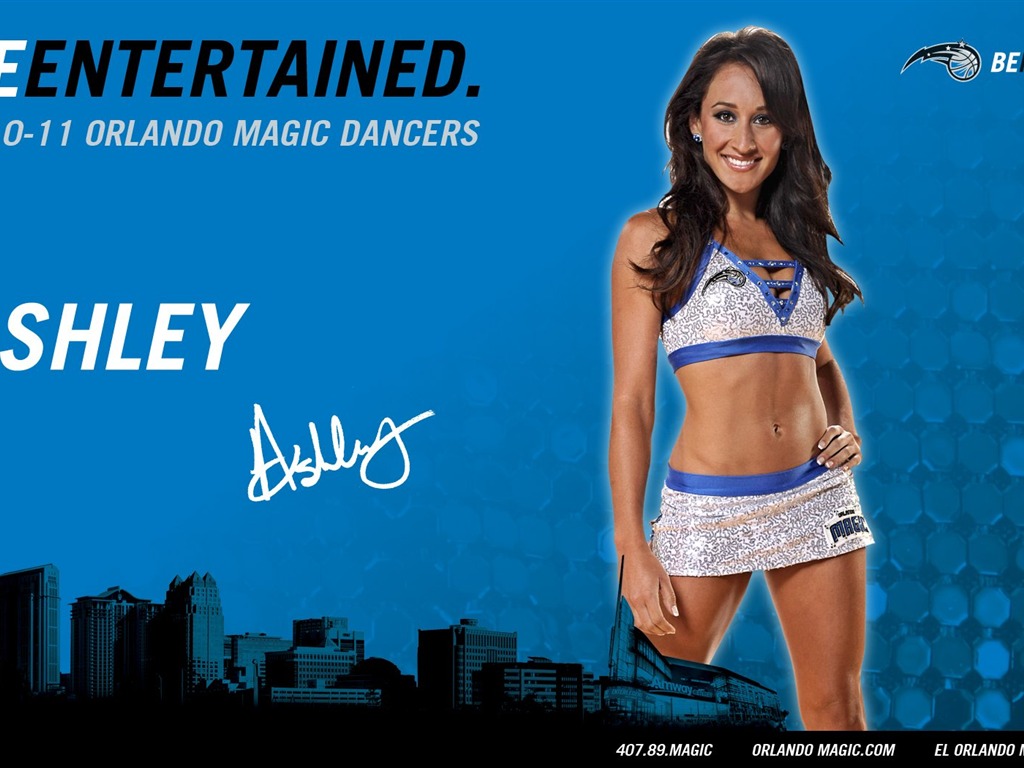 NBA 2010-11 season, the Magic cheerleaders wallpaper #3 - 1024x768