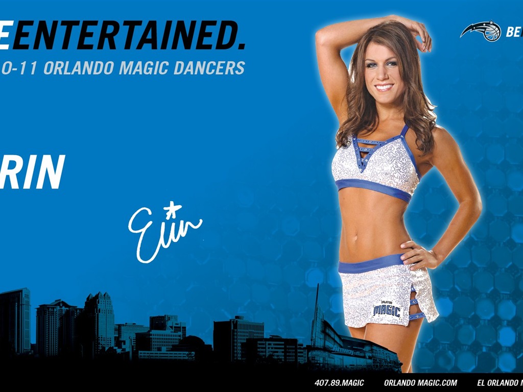 NBA 2010-11 season, the Magic cheerleaders wallpaper #6 - 1024x768