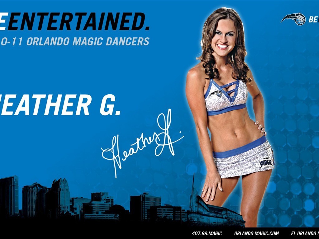 NBA Saison 2010-11, die Magic Cheerleader Tapete #7 - 1024x768