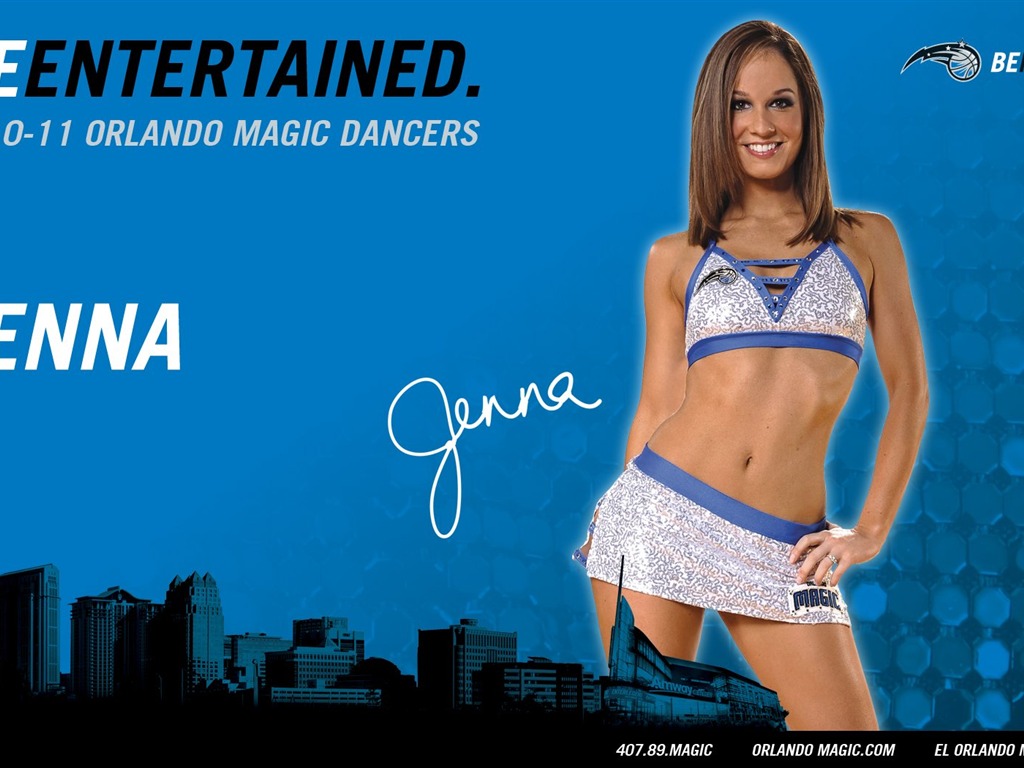 NBA Saison 2010-11, die Magic Cheerleader Tapete #10 - 1024x768