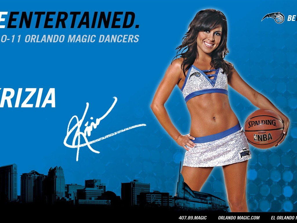 NBA 2010-11 season, the Magic cheerleaders wallpaper #12 - 1024x768