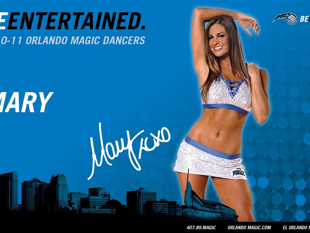 NBA 2010-11 season, the Magic cheerleaders wallpaper #14 - 1024x768