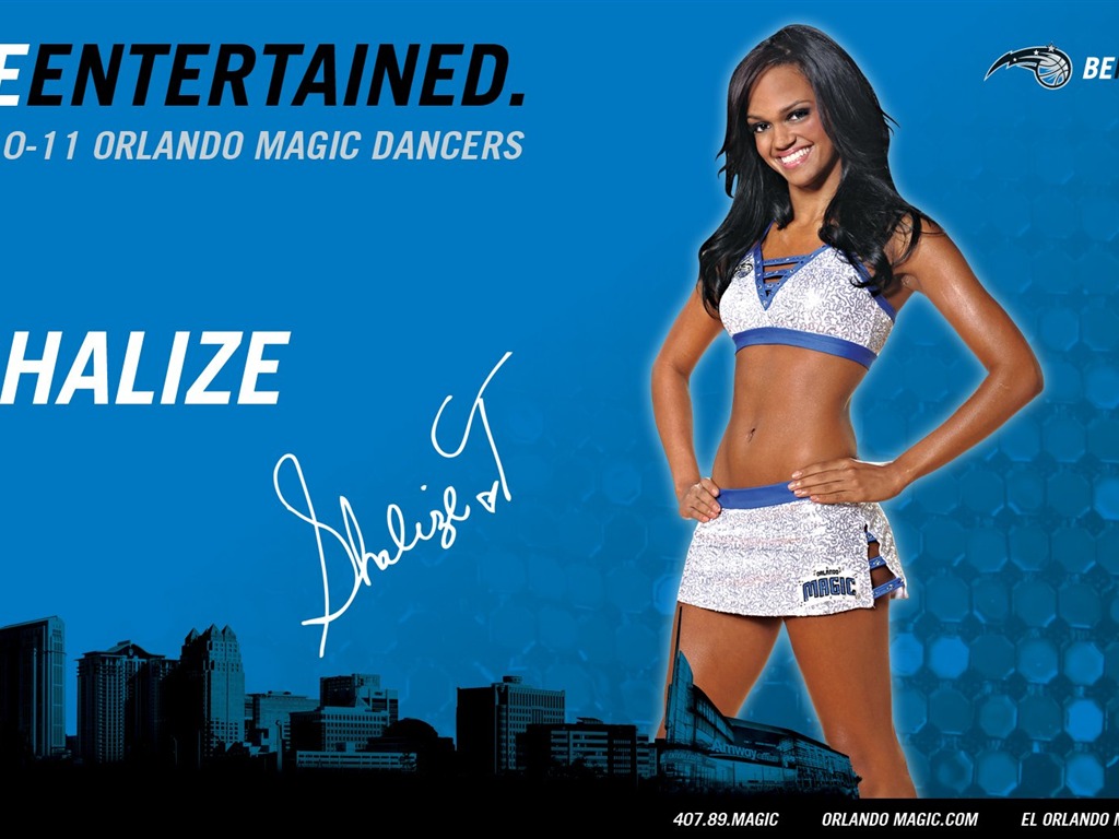 NBA 2010-11 season, the Magic cheerleaders wallpaper #17 - 1024x768