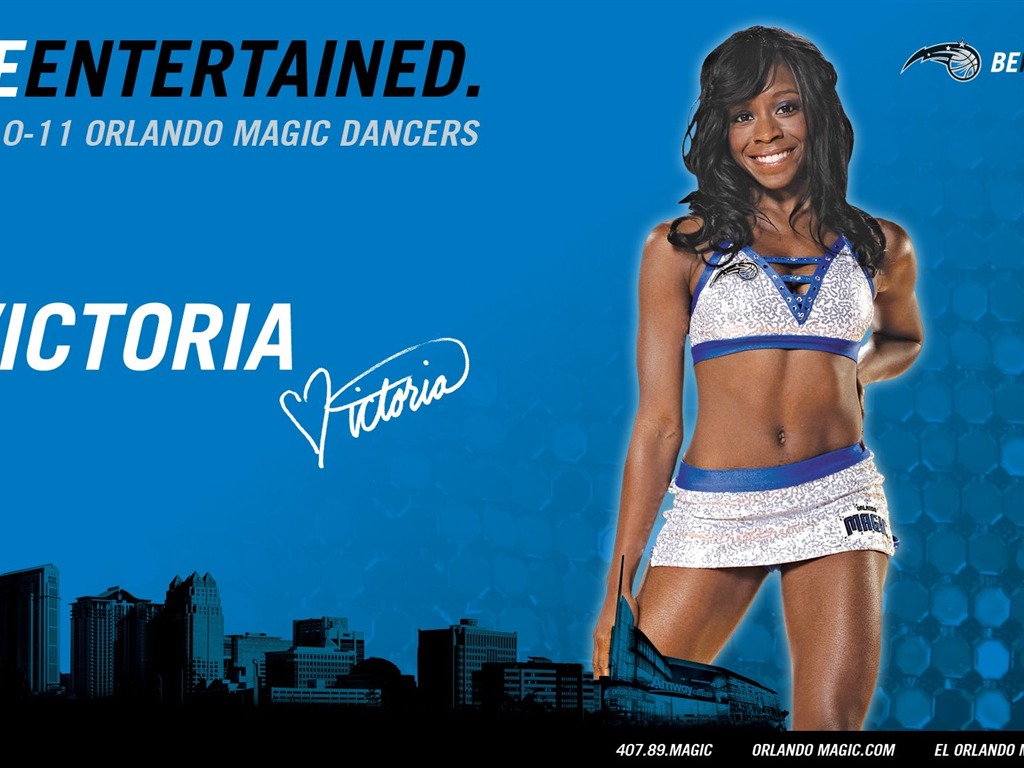 NBA Saison 2010-11, die Magic Cheerleader Tapete #19 - 1024x768