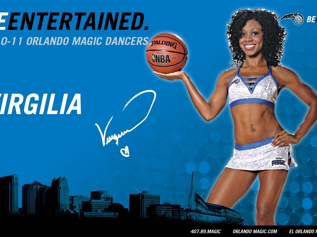 NBA 2010-11 season, the Magic cheerleaders wallpaper #20 - 1024x768