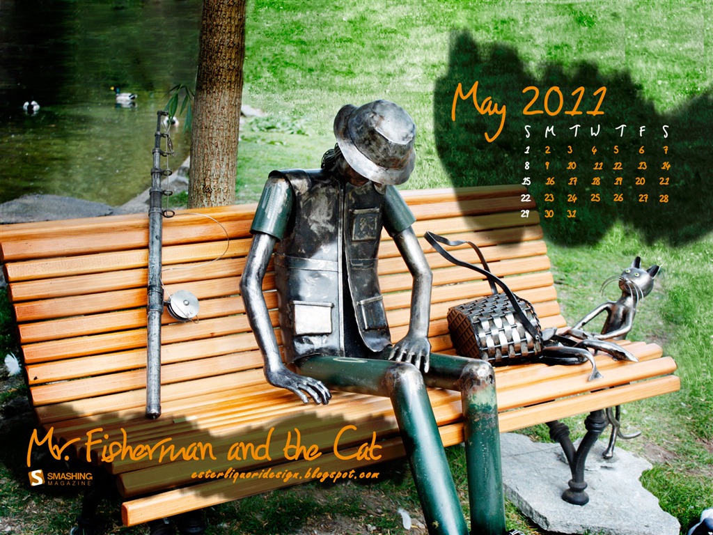 Mai 2011 Kalender Wallpaper (1) #8 - 1024x768