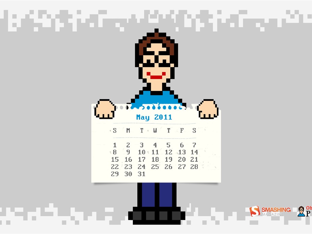 2011年5月 月曆壁紙(二) #8 - 1024x768