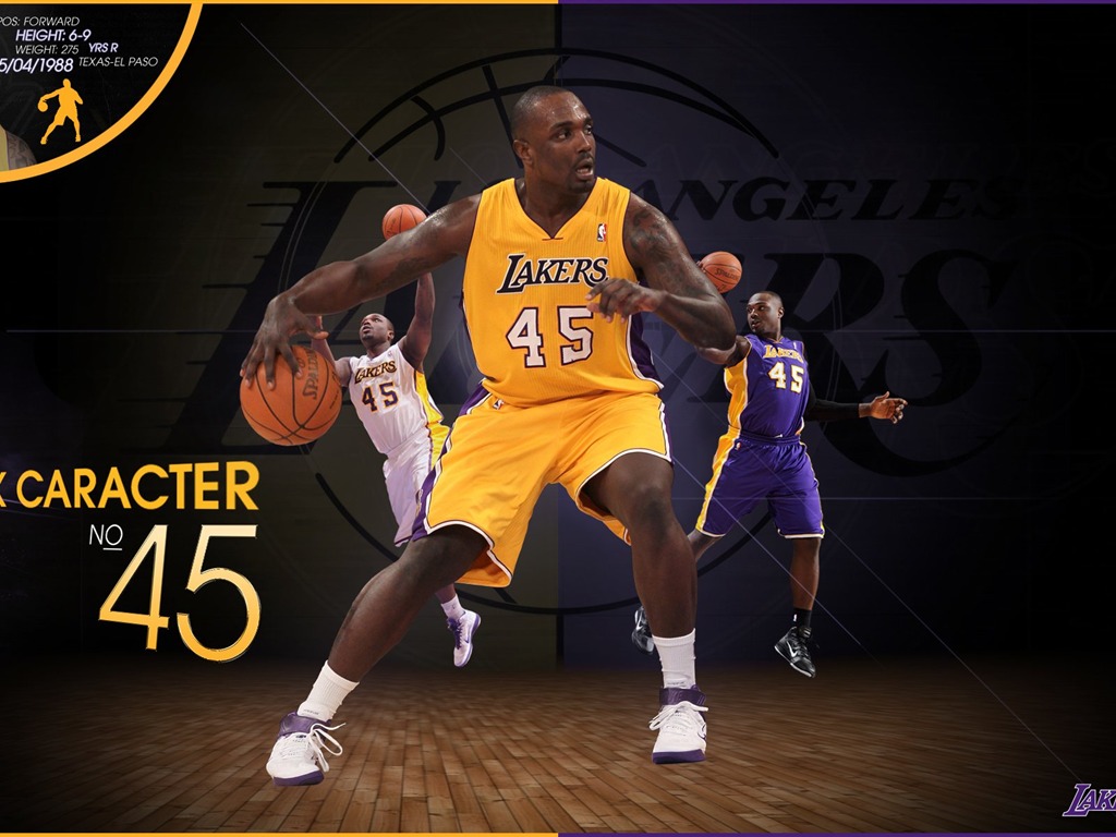 NBA 2010-11 temporada, Los Angeles Lakers Fondo de Pantalla #3 - 1024x768