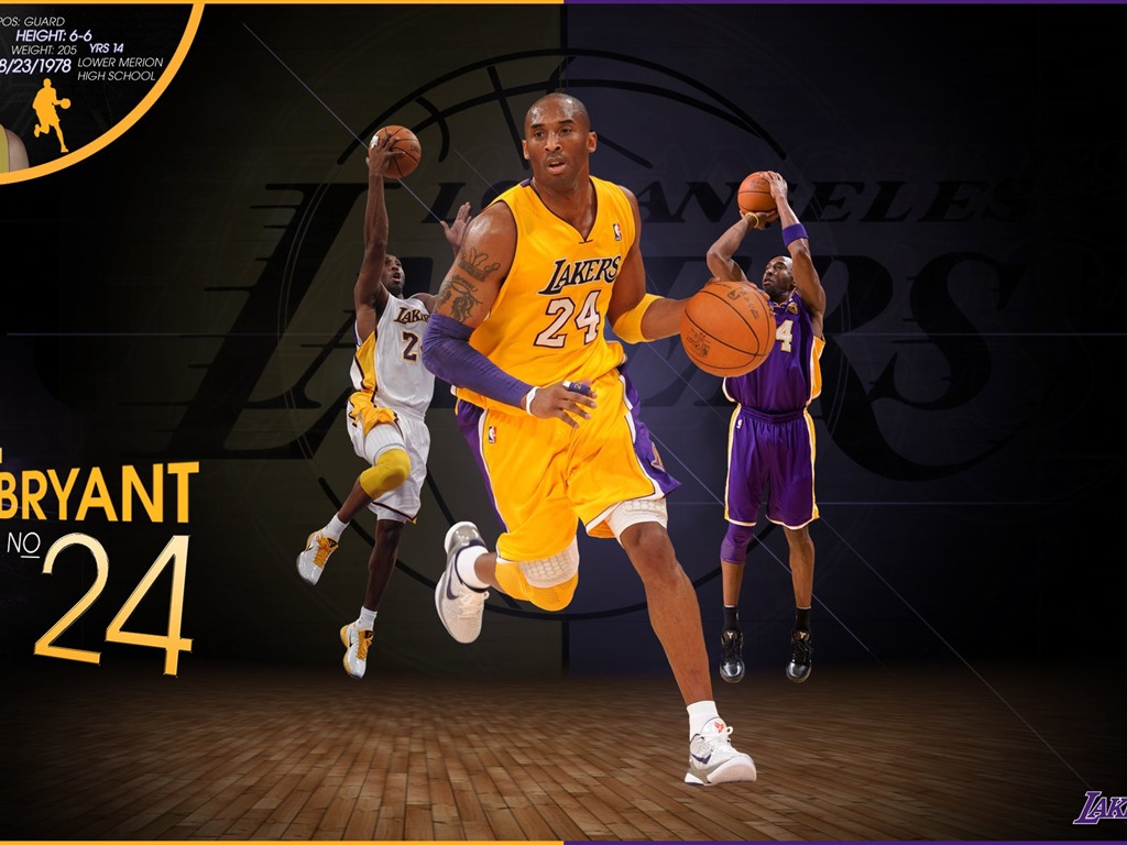 NBA 2010-11赛季 洛杉矶湖人队 壁纸6 - 1024x768