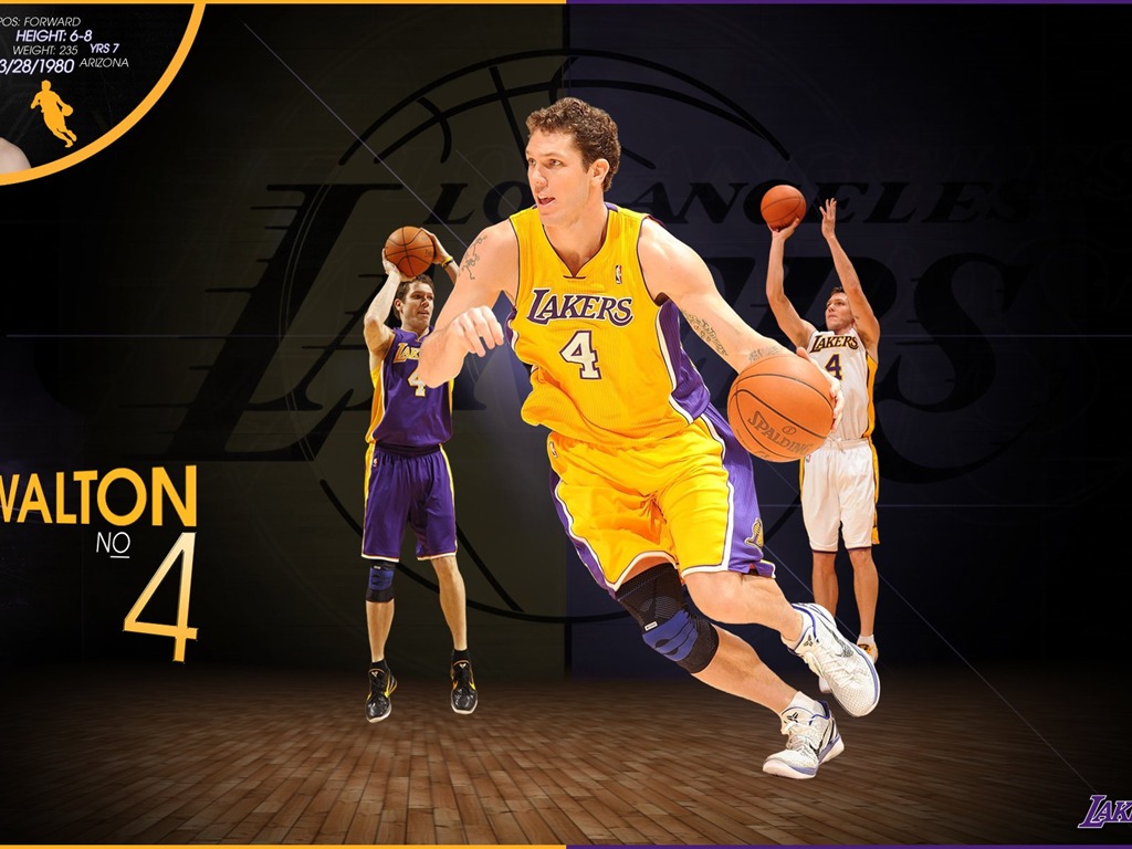 NBA 2010-11 temporada, Los Angeles Lakers Fondo de Pantalla #8 - 1024x768