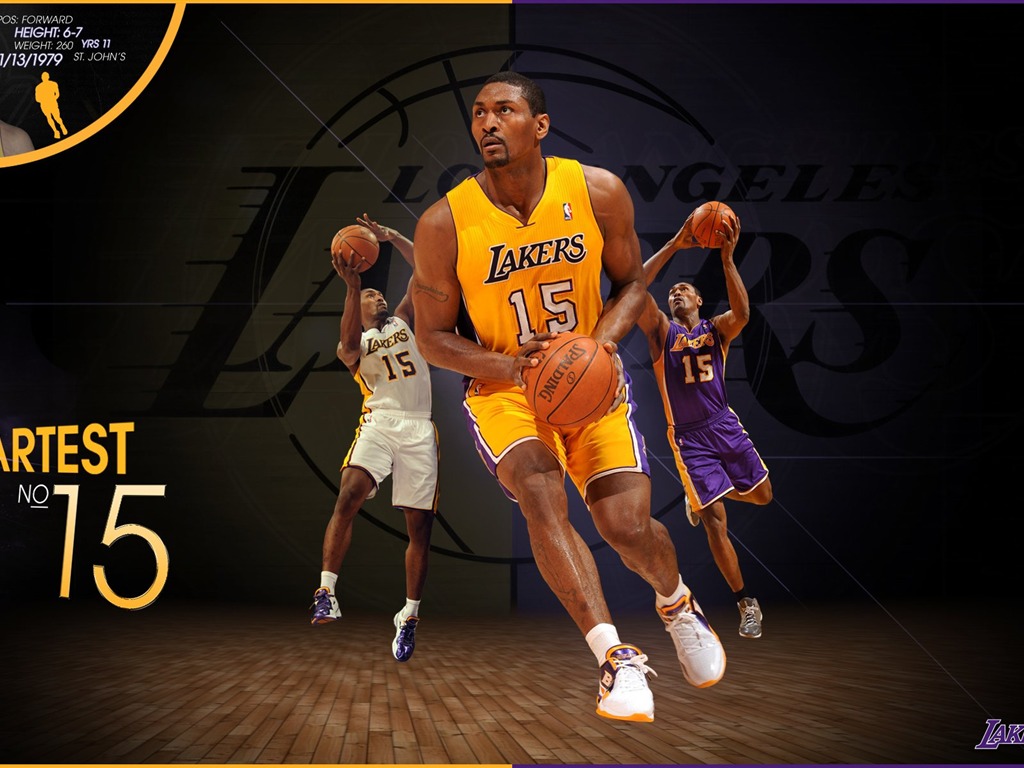NBA 2010-11 temporada, Los Angeles Lakers Fondo de Pantalla #11 - 1024x768
