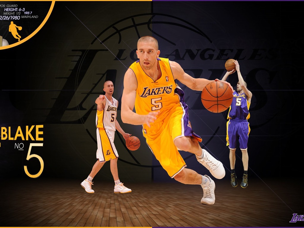 NBA la saison 2010-11, les Lakers de Los Angeles Fonds d'écran #13 - 1024x768