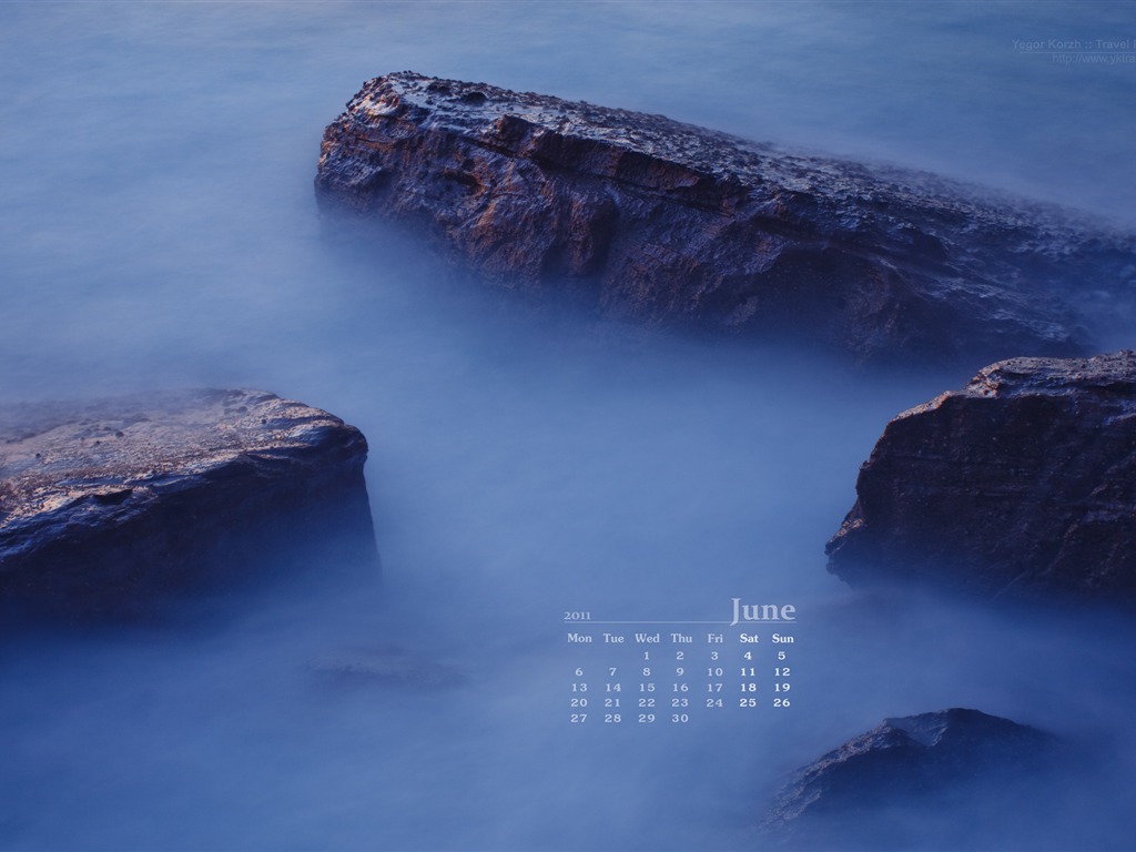 Juni 2011 Kalender Wallpaper (1) #5 - 1024x768