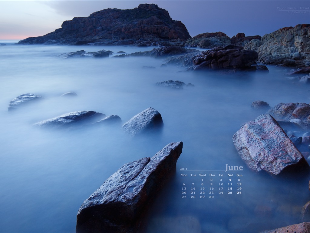 Juni 2011 Kalender Wallpaper (2) #17 - 1024x768