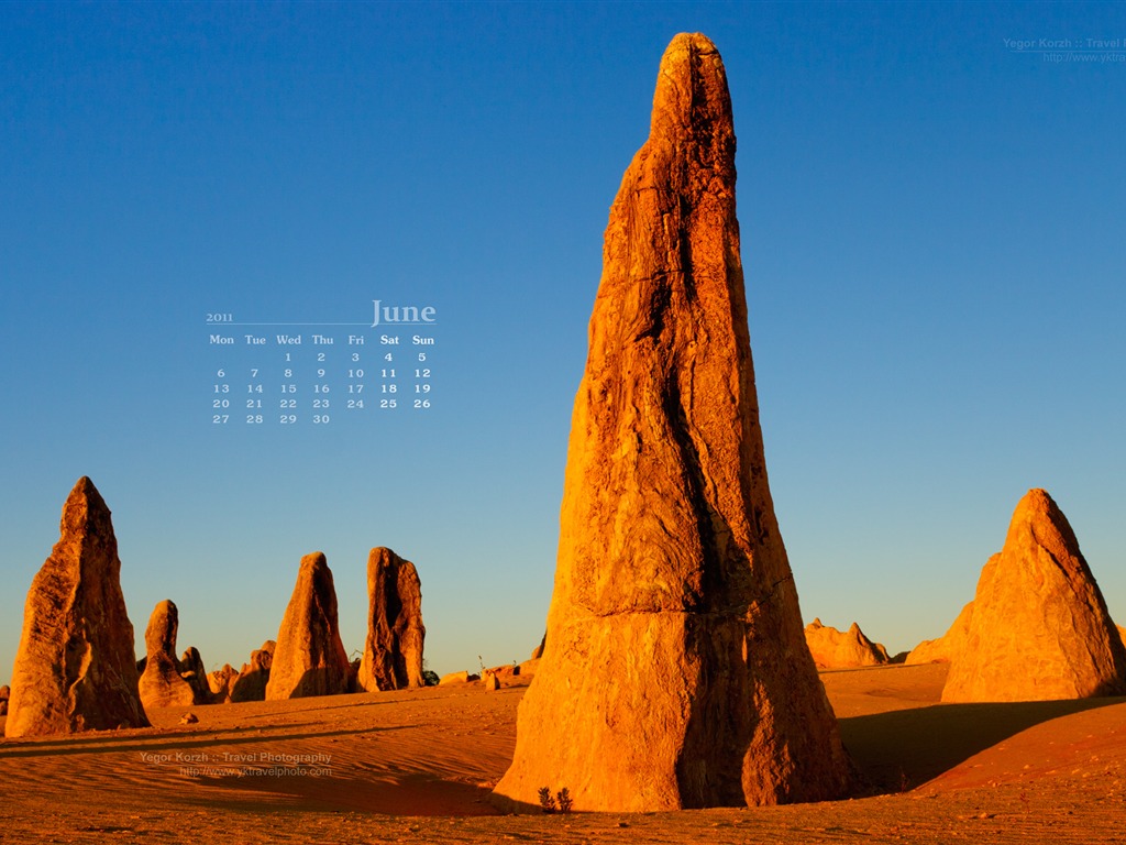 Juni 2011 Kalender Wallpaper (2) #19 - 1024x768