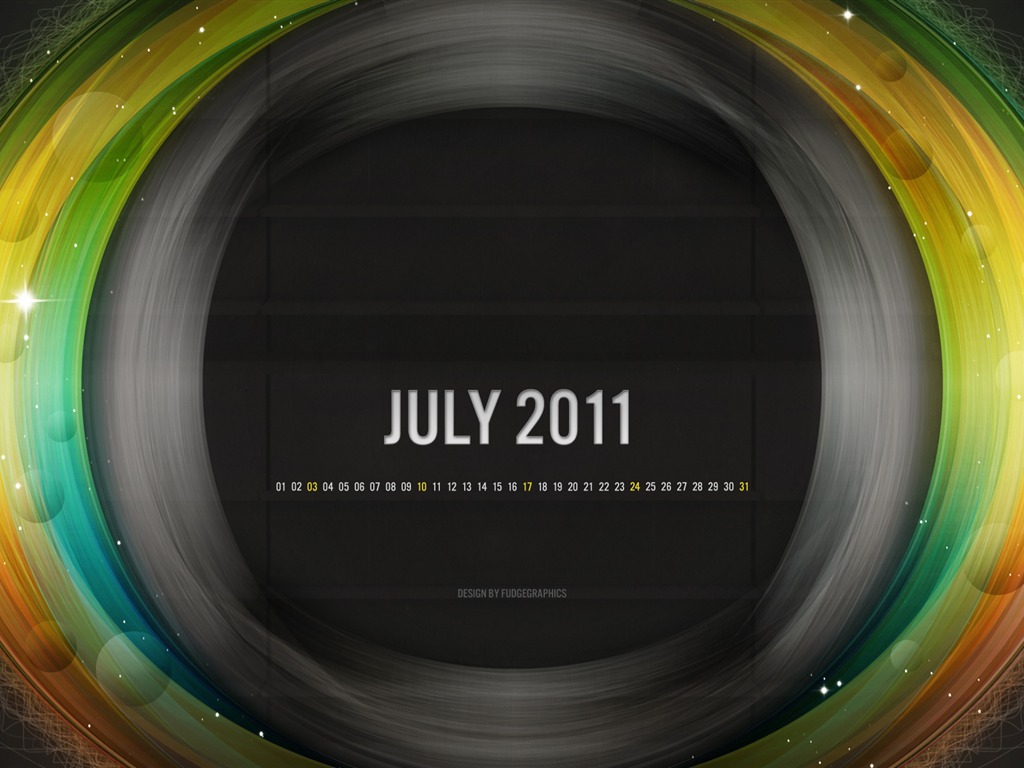2011年7月カレンダー壁紙（2） #14 - 1024x768
