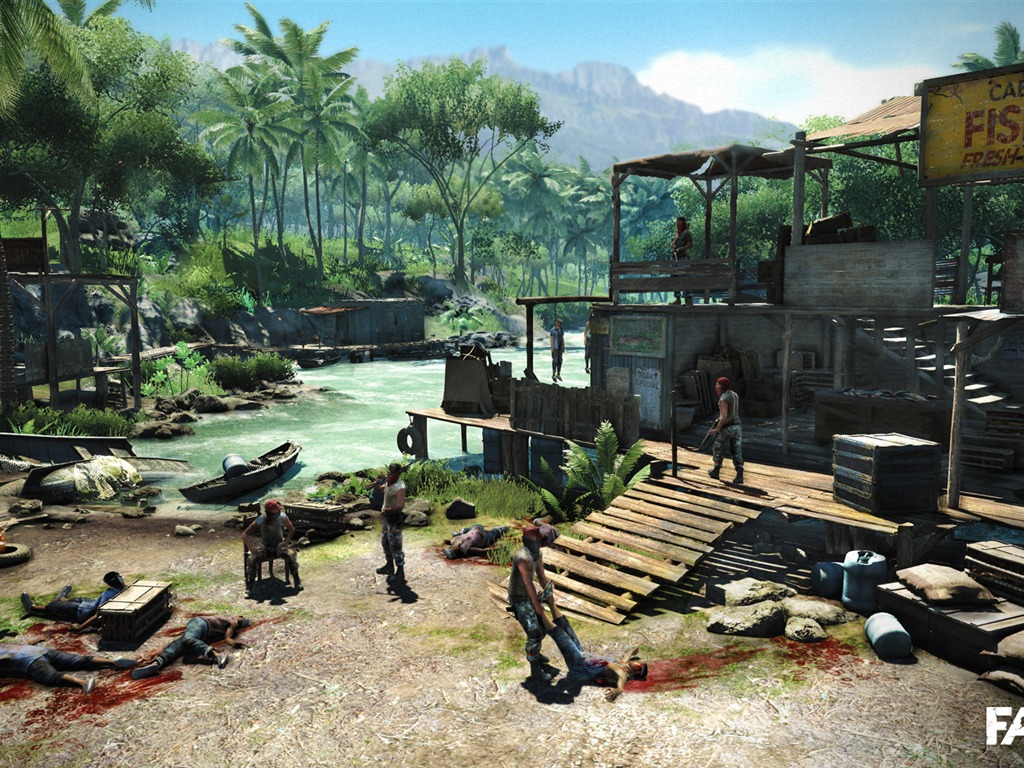 Far Cry 3 孤岛惊魂3 高清壁纸1 - 1024x768
