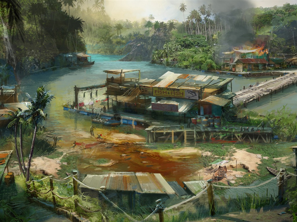 Far Cry 3 孤岛惊魂3 高清壁纸2 - 1024x768
