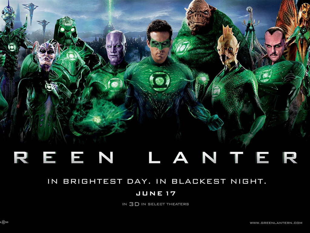 2011 Green Lantern 綠燈俠 高清壁紙 #9 - 1024x768