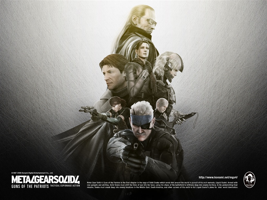 Metal Gear Solid 4: Guns of Patriots los fondos de pantalla #2 - 1024x768