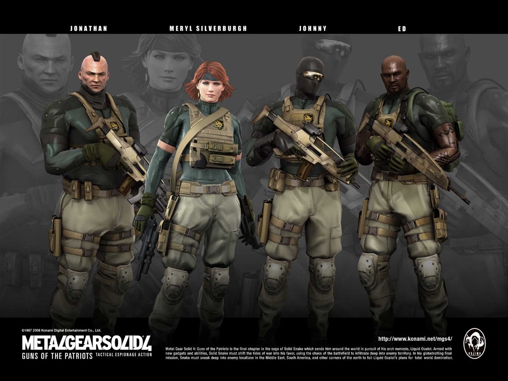 Metal Gear Solid 4: Guns of Patriots tapet #14 - 1024x768