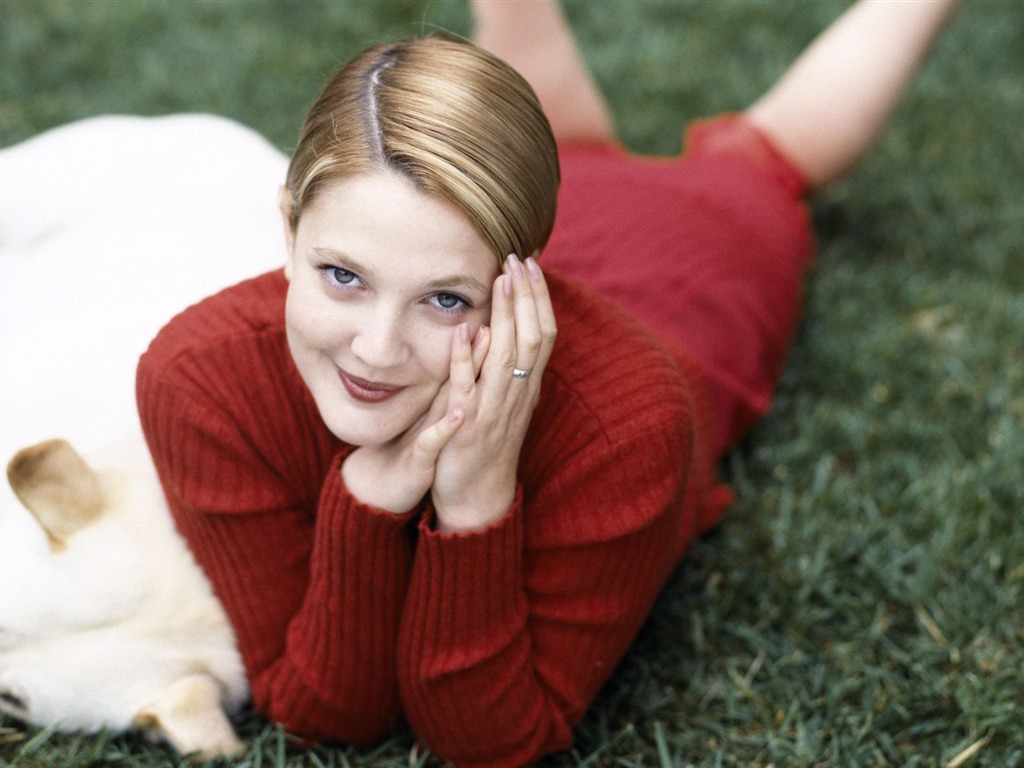 Drew Barrymore schöne Tapete #9 - 1024x768